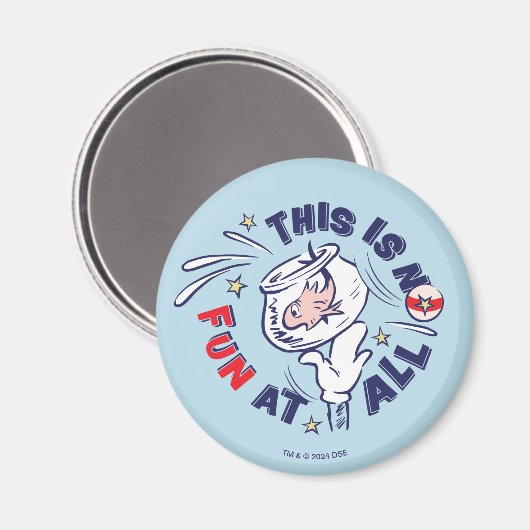 Kat in het Pet | Dit is helemaal niet leuk Magneet (Voorkant / Achterkant)