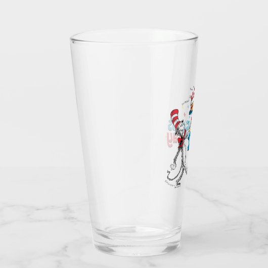 Kat in het Pet | Dr. Seuss Day Glas (Rechts)