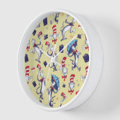 Kat in het Pet | geel patroon (Hoek)