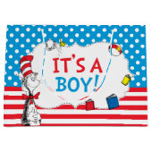 Kat in het Pet | Het is een Boy Baby shower Groot Cadeauzakje (Voorkant)