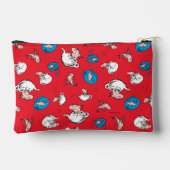 Kat in het Pet | Het rode patroon van de vis Etui (Achterkant)