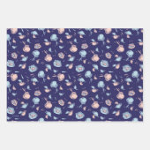 Kat in het Pet | Het vispatroon Inpakpapier Vel (Voorkant 2)