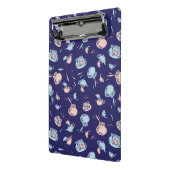 Kat in het Pet | Het vispatroon Mini Klembord (Angled2)