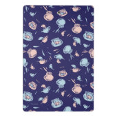 Kat in het Pet | Het vispatroon Mini Klembord (Achterkant)