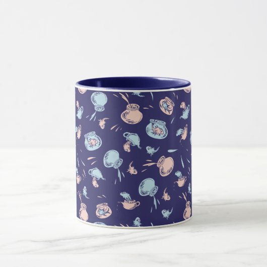 Kat in het Pet | Het vispatroon Mok (Midden)