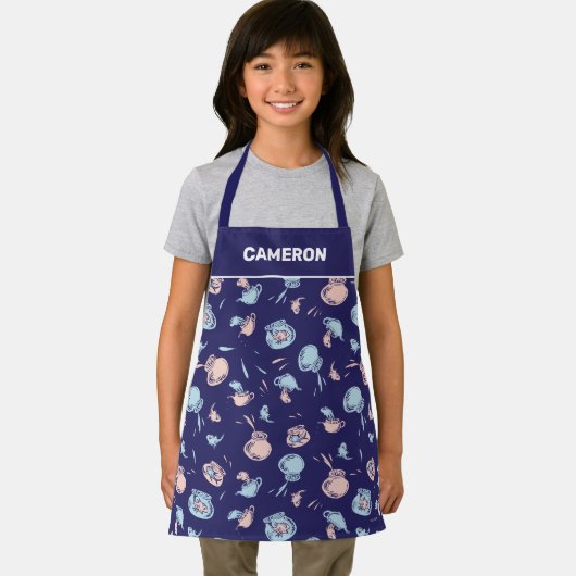 Kat in het Pet | Het vispatroon Schort (Insitu)