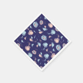 Kat in het Pet | Het vispatroon Servet (Hoek)