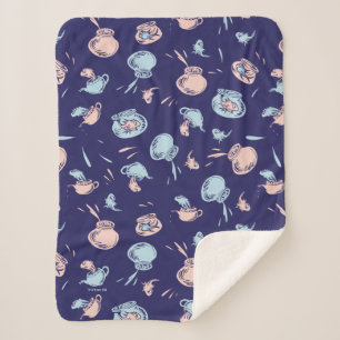 Kat in het Pet   Het vispatroon Sherpa Deken