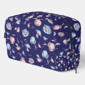 Kat in het Pet | Het vispatroon Toilettasje (Rechterhoek)