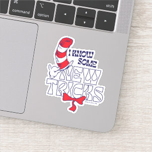 Kat in het Pet   Ik ken nieuwe trucjes Sticker