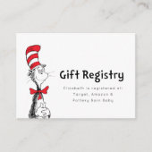 Kat in het Pet | Kaart invoegen geschenkregister (Voorkant)