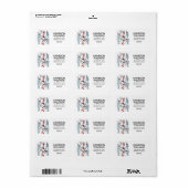 Kat in het Pet | Kijk me aan Etiket (Full Sheet)