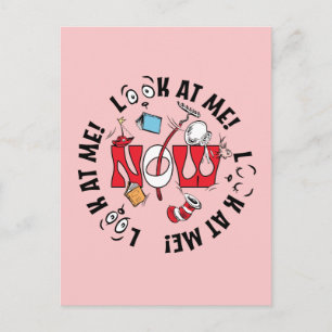 Kat in het Pet Kijk me aan! Kijk me aan! Briefkaart