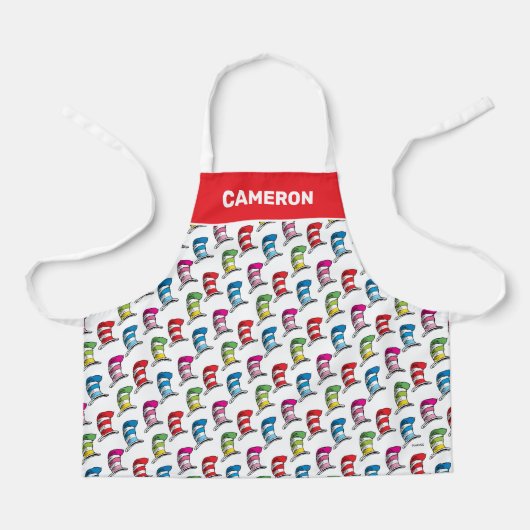 Kat in het Pet Kleurrijk Pet Patroon Schort (Voorkant)