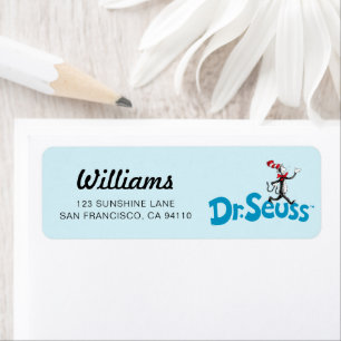 Kat in het Pet Logo Etiket