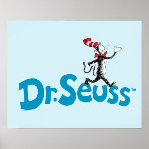 Kat in het Pet  Logo Poster