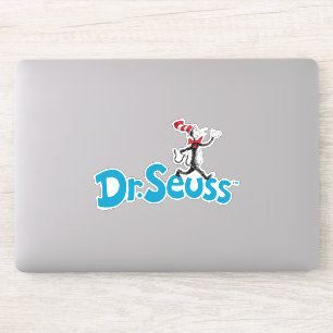 Kat in het Pet Logo Sticker