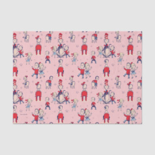 Kat in het Pet   Met een Kinder achtergrond Tissuepapier