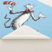 Kat in het Pet neemt een boog Sherpa Deken (3/4)