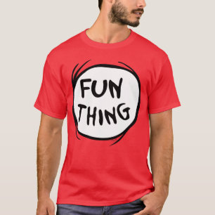 Kat in het Pet   Thing One Thing Two - Leuk ding T-shirt