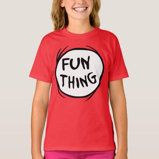 Kat in het Pet | Thing One Thing Two - Leuk ding T-shirt (Voorkant)