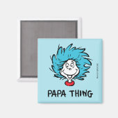 Kat in het Pet | Thing One Thing Two - Papa Thing Magneet (Voorkant / Achterkant)