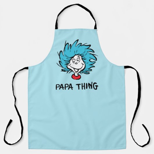 Kat in het Pet | Thing One Thing Two - Papa Thing Schort (Voorkant)