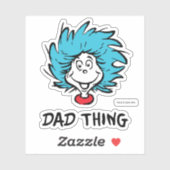 Kat in het Pet | Thing One Thing Two - Papa Thing Sticker (Vel)