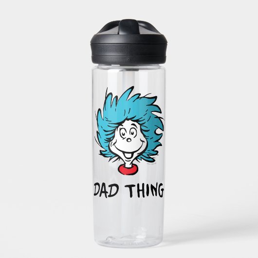 Kat in het Pet | Thing One Thing Two - Papa Thing Waterfles (Voorkant)