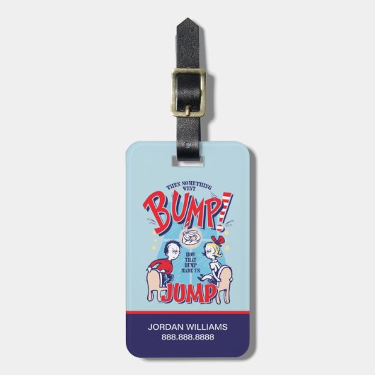 Kat in het Pet | Toen ging er iets mis Bagagelabel (Voorkant verticaal)