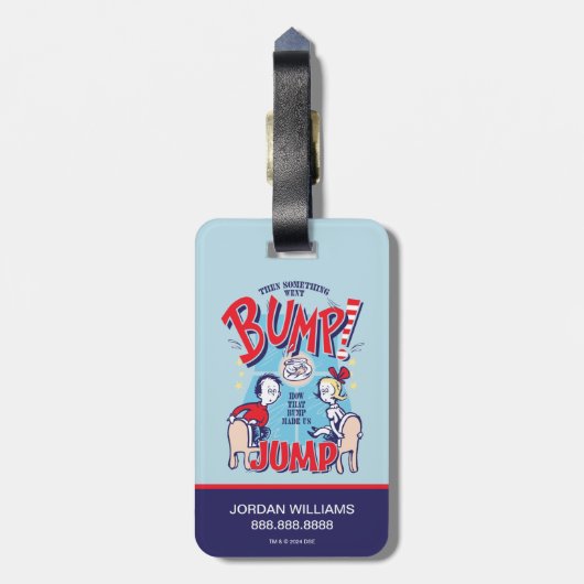 Kat in het Pet | Toen ging er iets mis Bagagelabel (Achterkant verticaal)