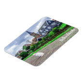 Kat in het traditionele vissersdorp magneet (Linkerzijde)