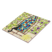 Kat in het Venster Tegeltje (Zijkant)