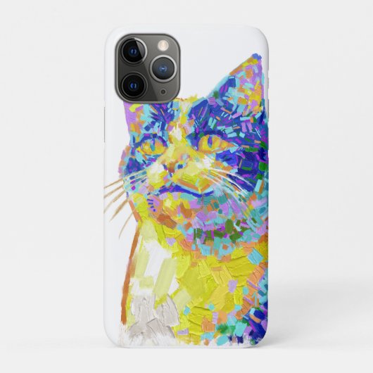 Kat in het zonlicht Button Case-Mate iPhone Case (Achterkant)