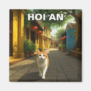 Kat in Hoi An Vietnam Reizen Magneet