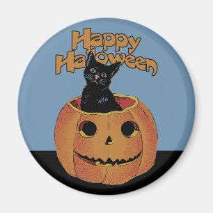  kat in Jack'o'Lantern Magneet
