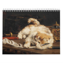 Kat in Klassieke Kunst Kalender
