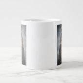 Kat in kleding extra grote beker (Voorkant)