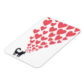 Kat in Love Magneet (Linkerzijde)