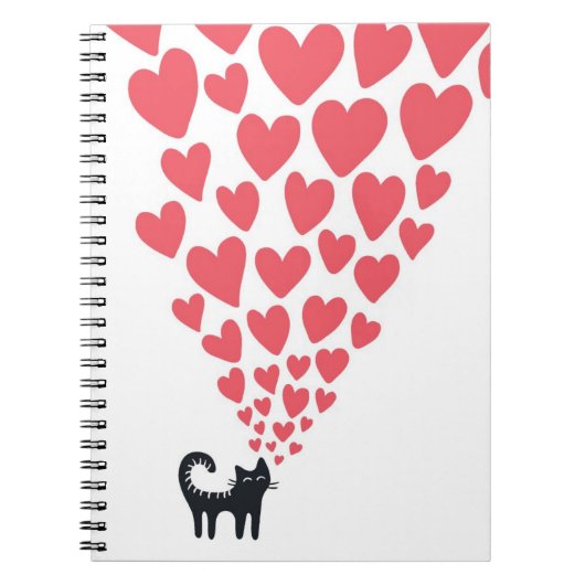 Kat in Love Notitieboek (Voorkant)