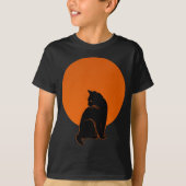 KAT IN MAANLICHT T-SHIRT (Voorkant)