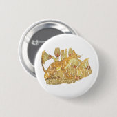 kat in moeras ronde button 5,7 cm (Voorkant /achterkant)