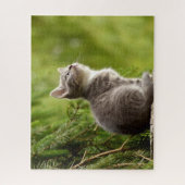 Kat in Natuur Puzzle Legpuzzel (Verticaal)