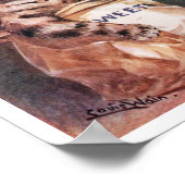 Kat in papiertas, Louis Wain Poster (Hoek)