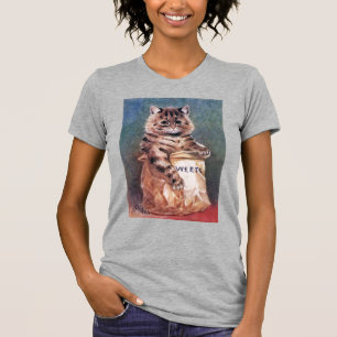 Kat in papiertas, Louis Wain T-shirt