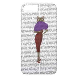 Kat in rode dress iPhone 8 plus / 7 plus hoesje