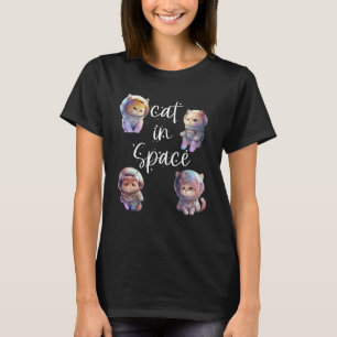 Kat In Ruimte Leuke Astronaut Katten T-shirt
