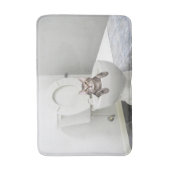 Kat in tablet badmat (Voorkant Verticaal)