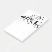 Kat in Tree Silhouette Post-it® Notes (Schuin)