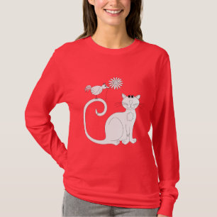 Kat in vogel ... de Daisy T-shirt